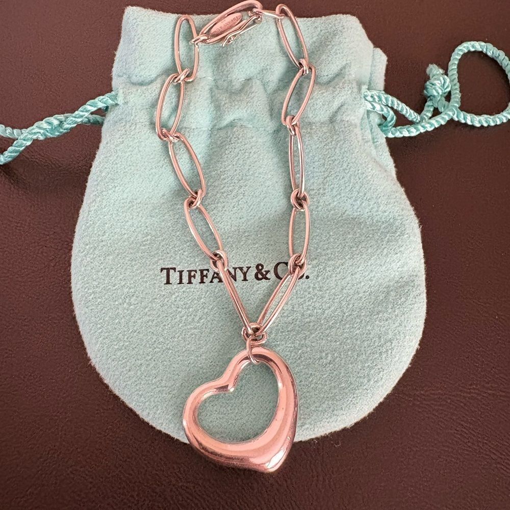 Tiffany and Co. Solid Heart Bracelet
